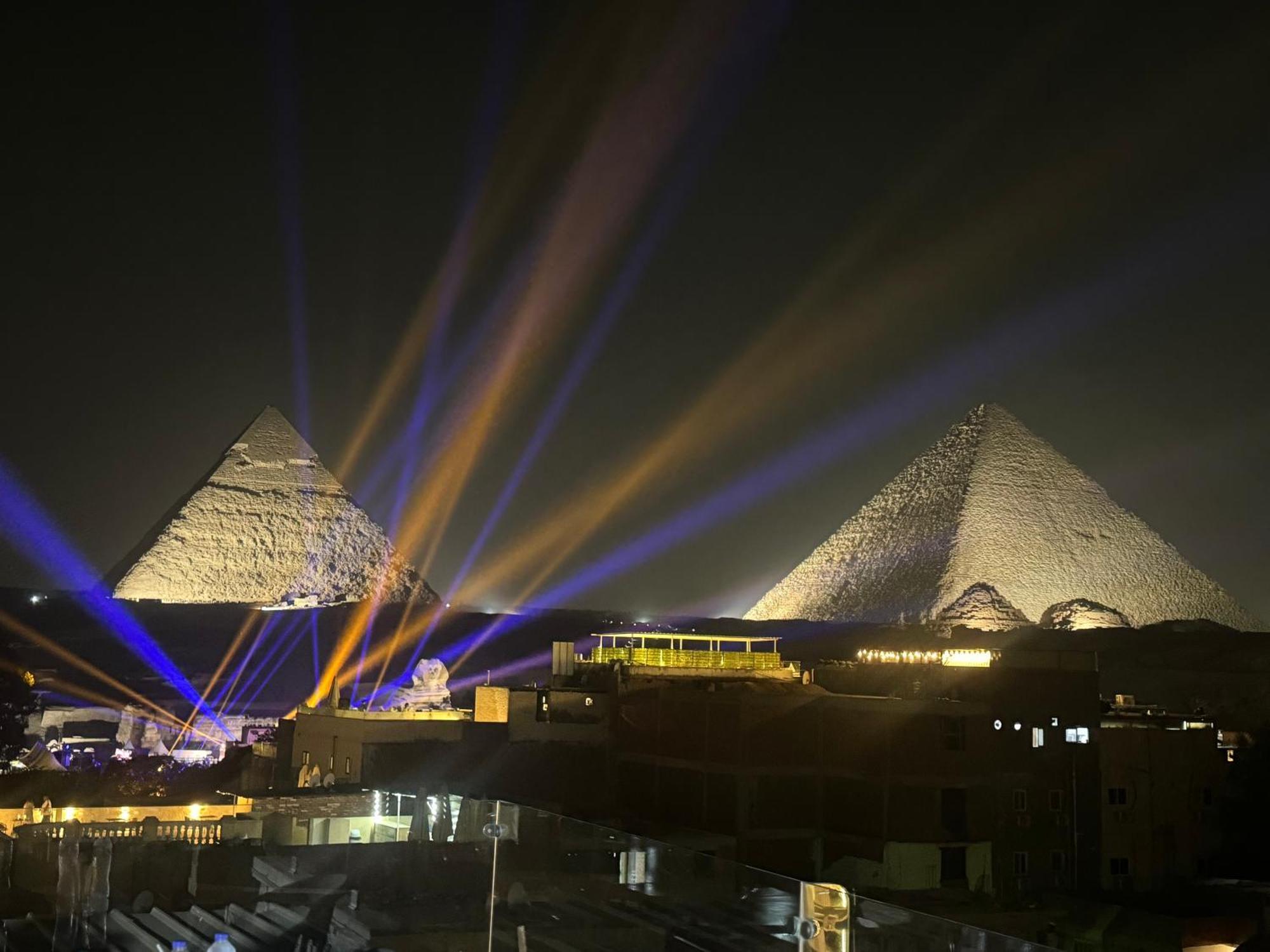 Pyramids And Sphinx Hotel Kafret el-Gabal Esterno foto