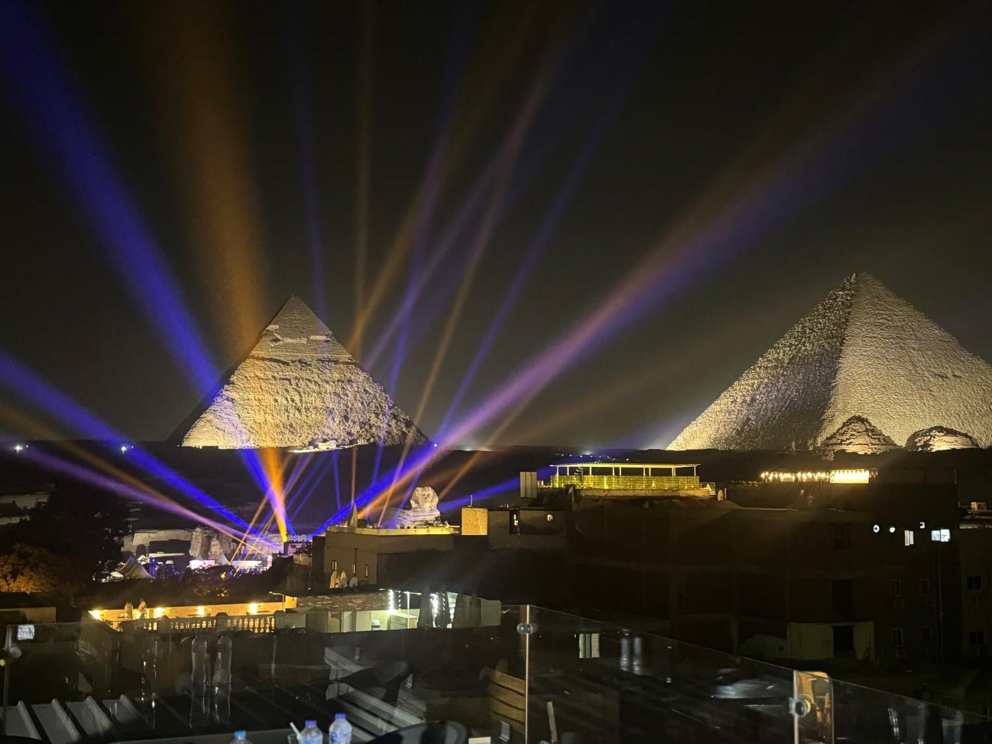 Pyramids And Sphinx Hotel Kafret el-Gabal Esterno foto