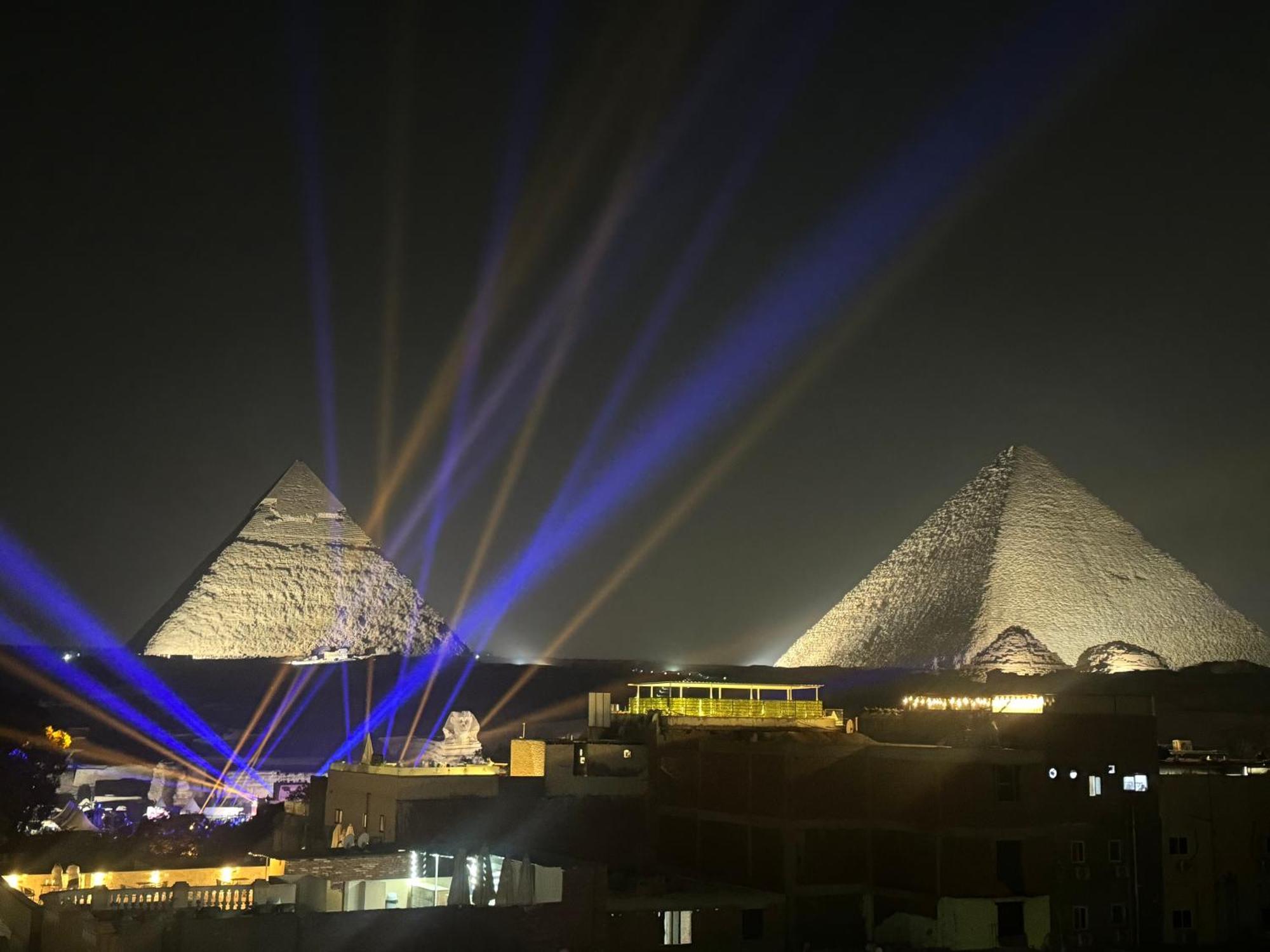 Pyramids And Sphinx Hotel Kafret el-Gabal Esterno foto